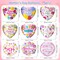 Mothers Day Balloons Kit 18'' Happy Mother’s Day Foil Balloons Flower Aluminum Balloons Set for Mothers Day Party Decoration Birthday Holiday Celebration Supplies (9Pcs)